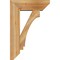 Ekena Millwork Imperial Slat Rough Sawn Bracket w/ Offset Brace, Western Red Cedar, 8"W x 24"D x 36"H BKT0806X24X36IMP06RWR - alternate 4